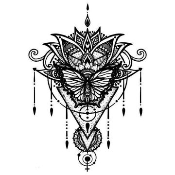 tatouage éphémère fleur de lotus