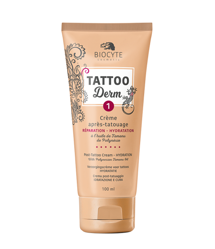 crème réparatrice après tatouage BIOCYTE Tattoo Derm1