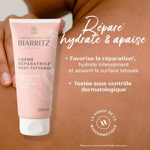 Crème Cicatrisante après Tatouage Laboratoire de Biarritz 100ml