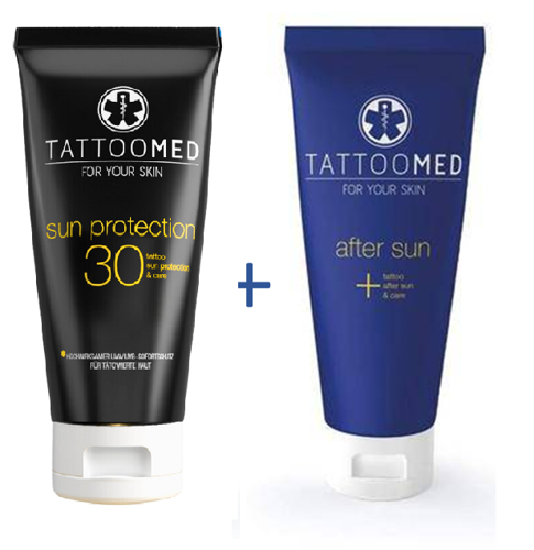 Box Duo Crème Solaire Tatouage Tattoomed