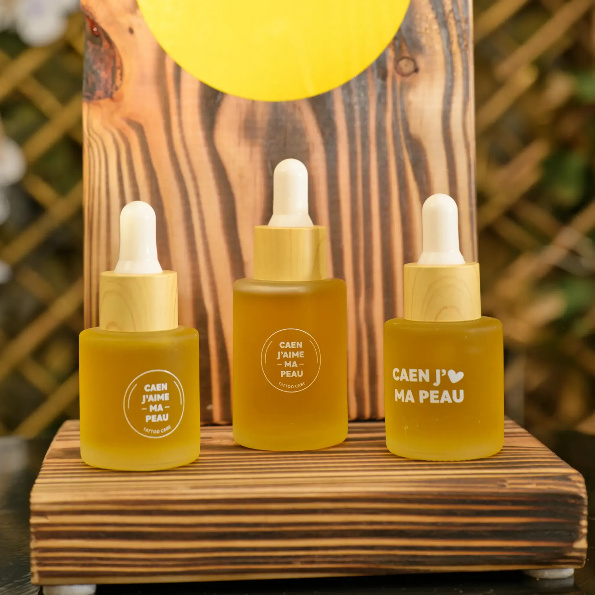 Huile de soin tatouage CBD 20ml - Caen J'aime Ma Peau