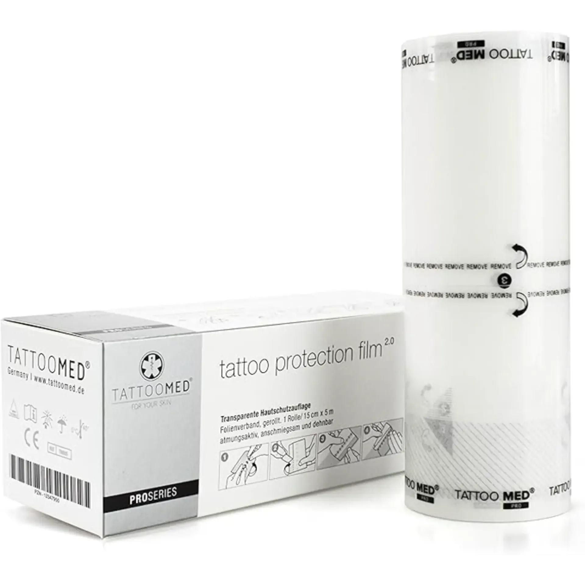 Film de protection après tatouage Tattoomed